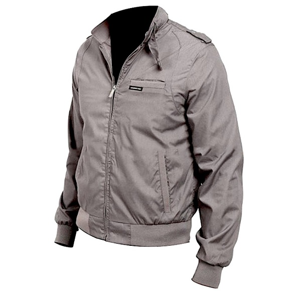 Members Only Vintage Smokey Grey Classic Iconic Racer Jacket, Men’s Sz 44/Medium - Picture 9 of 16